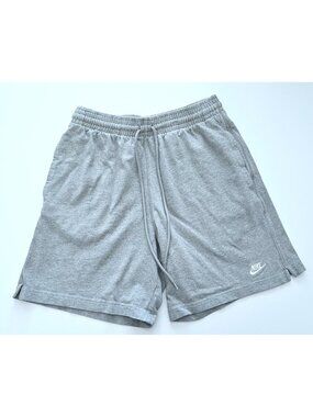 Men's Small S Gray Nike Knit Athletic Lounge Sweat Shorts